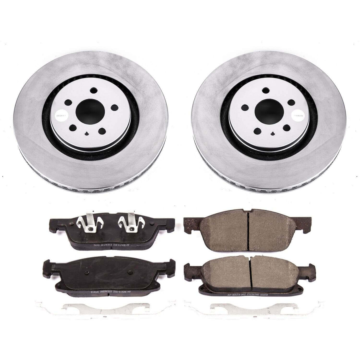 Power Stop CRK7143 Z17 Evolution Front Brake Kit for 2015-2018 Ford Edge product image