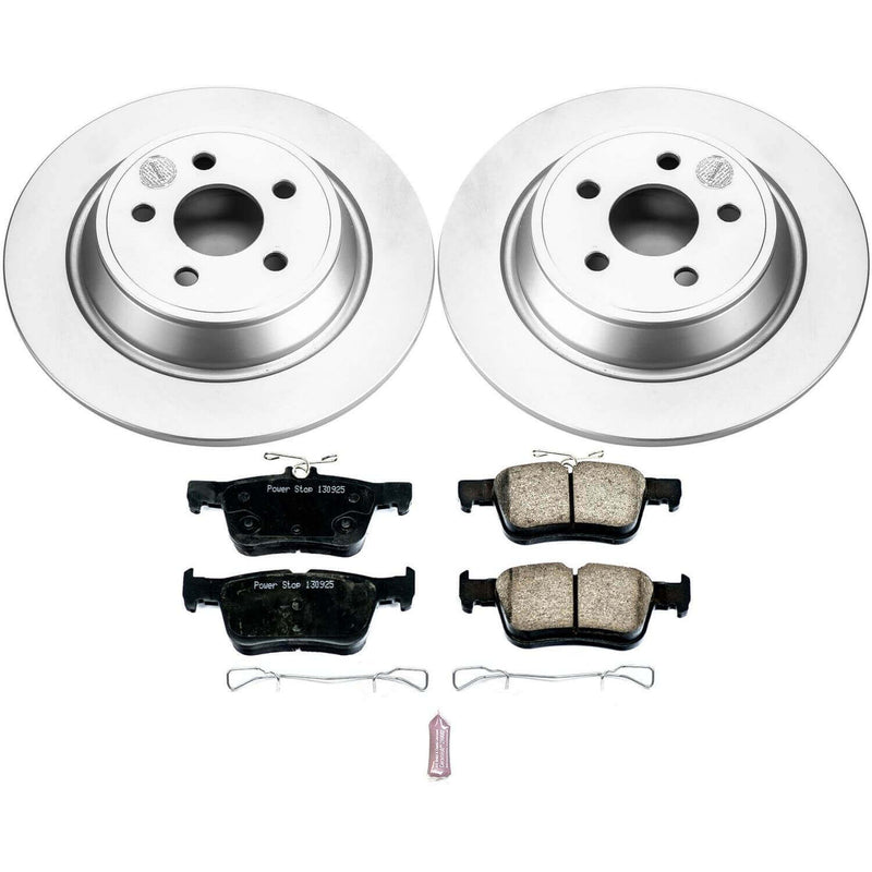 Power Stop CRK7144 Z17 Evolution Rear Brake Kit for 2022-2024 Ford Edge SE, SEL, ST-Line, Titanium product image