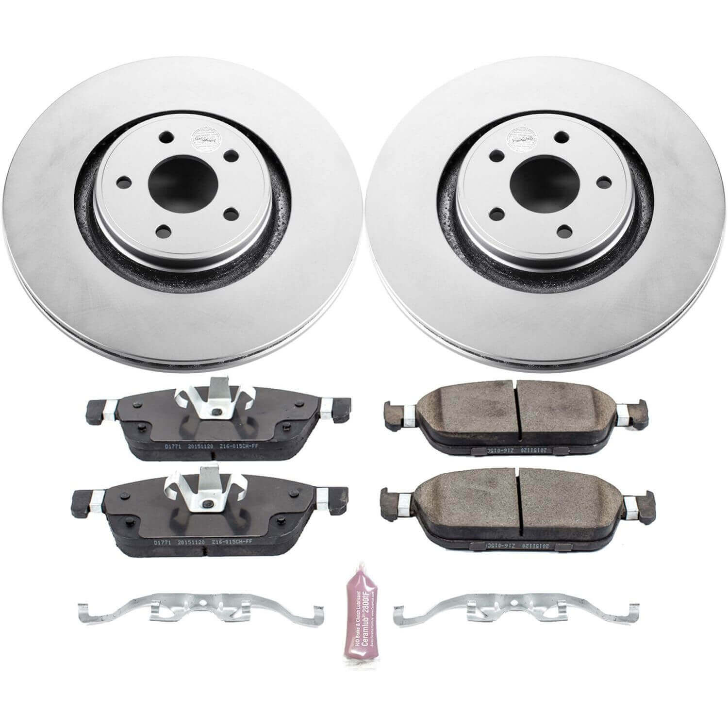 Power Stop CRK7147 Z17 Evolution Front Brake Kit for 2014-2018 Ford Focus ST product image