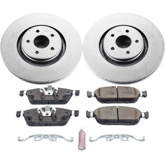 Power Stop CRK7147 Z17 Evolution Front Brake Kit for 2014-2018 Ford Focus ST product image