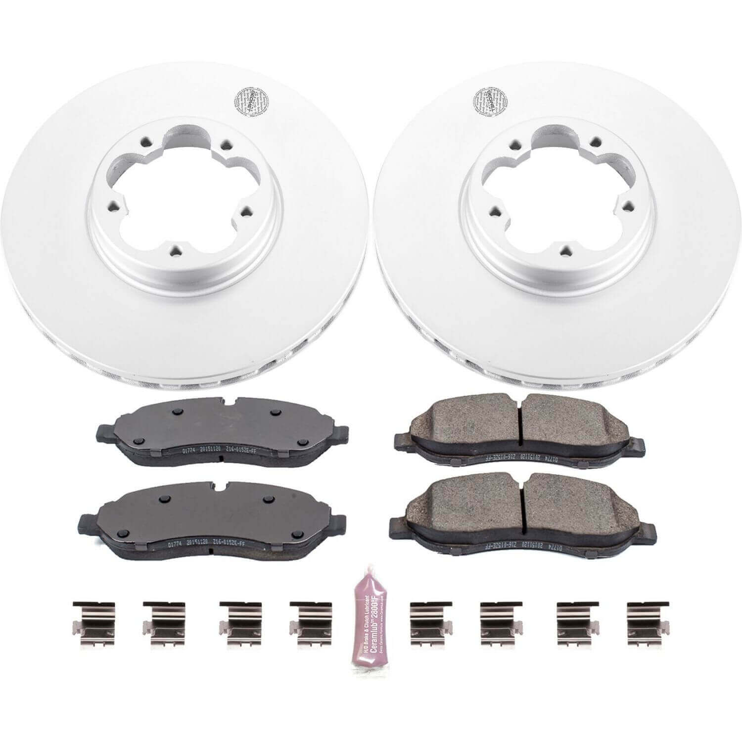 Power Stop CRK7148 Z17 Evolution Front Brake Kit for 2015-2019 Ford TRANSIT-350 HD product image
