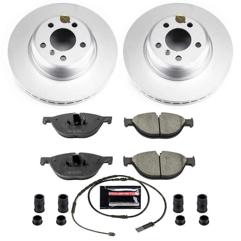 Power Stop CRK7162 Z23 Evolution Sport Front Brake Kit for 2012-2013 BMW 528I product image