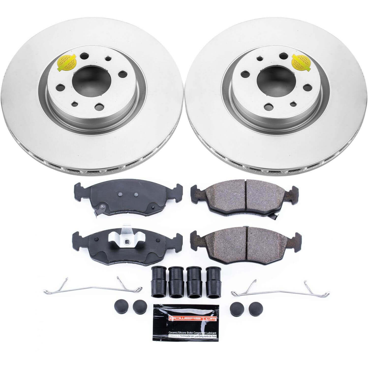 Power Stop CRK7168 Z23 Evolution Sport Front Brake Kit for 2013-2019 Fiat 500 product image