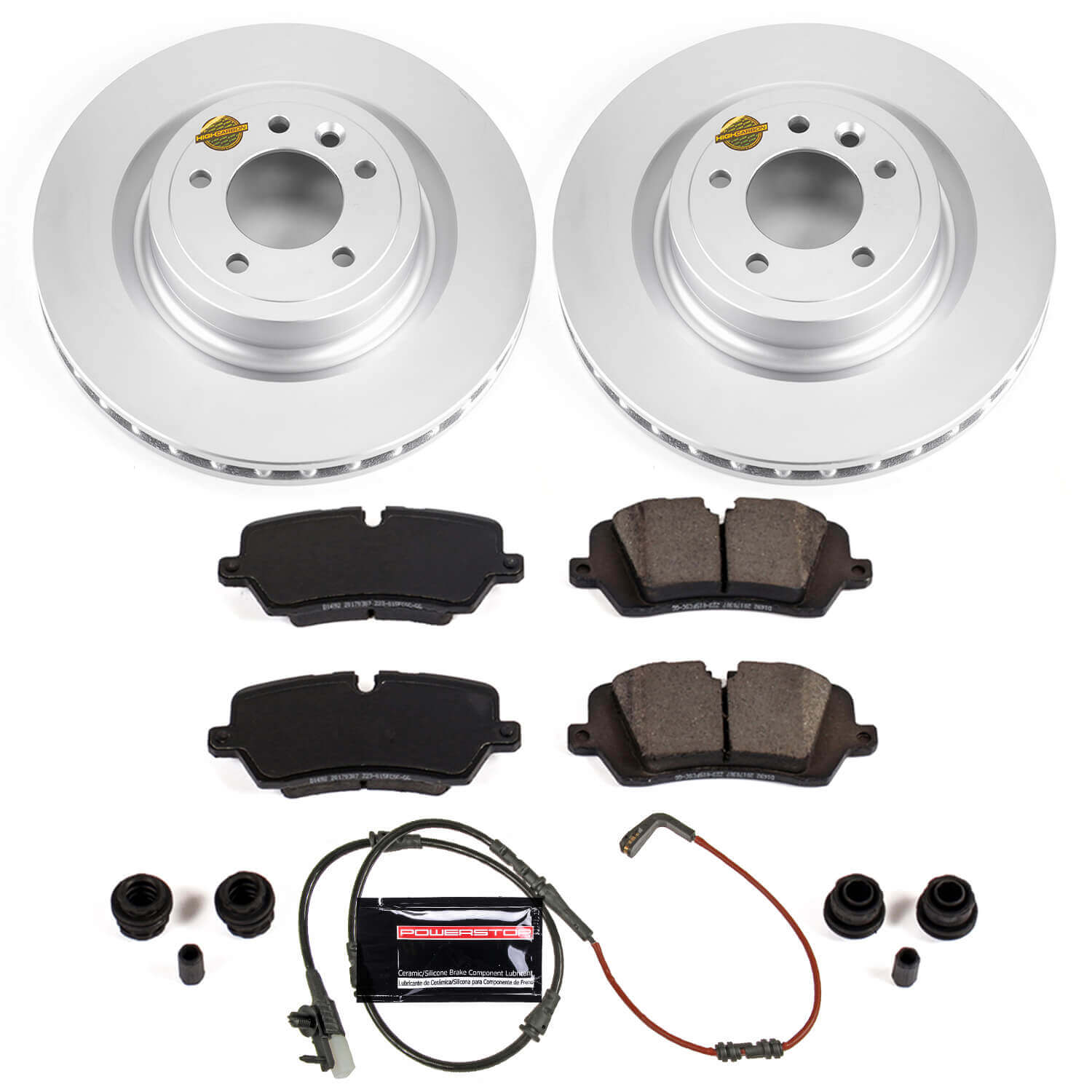 Power Stop CRK7174 Z23 Evolution Sport Rear Brake Kit for 2017 Land Rover Discovery product image