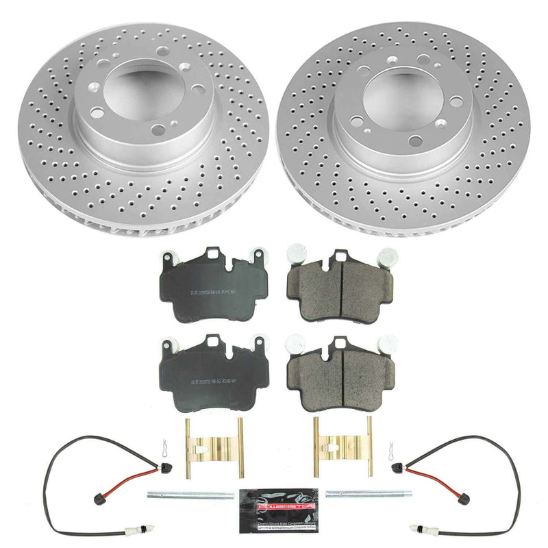 Power Stop CRK7195 Front Z17 Evolution Pad And Rotor Kit for 2006 Porsche 911 Carrera 4 product image
