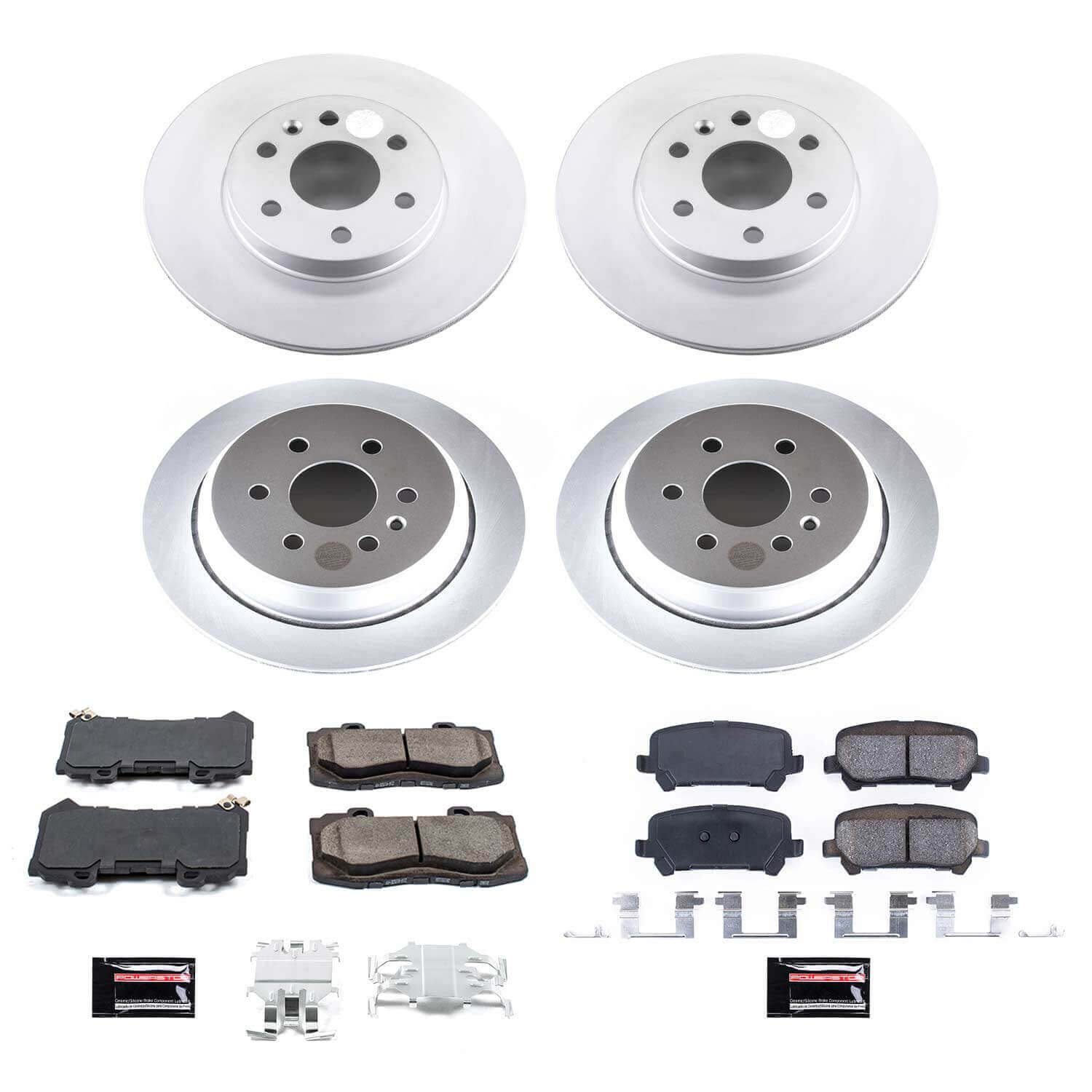 Power Stop CRK7228 Z17 Evolution Front And Rear Brake Kit for 2015-2020 Chevrolet Colorado product image