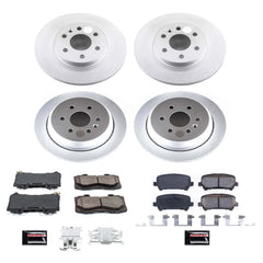 Power Stop CRK7228 Z17 Evolution Front And Rear Brake Kit for 2015-2020 Chevrolet Colorado product image