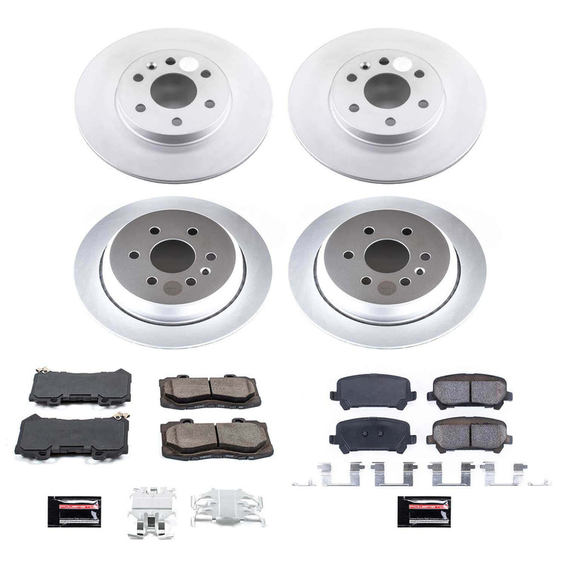 Power Stop CRK7228 Z17 Evolution Front And Rear Brake Kit for 2015-2020 Chevrolet Colorado product image
