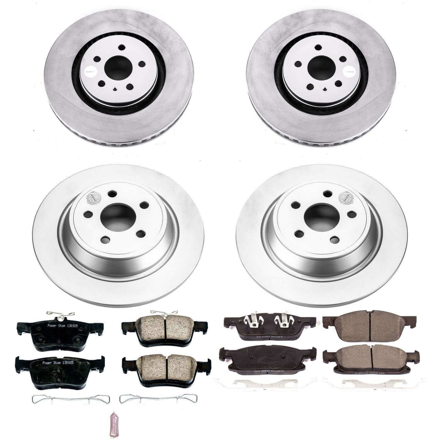 Power Stop CRK7231 Z17 Evolution Front And Rear Brake Kit for 2016-2018 Lincoln Mkx product image