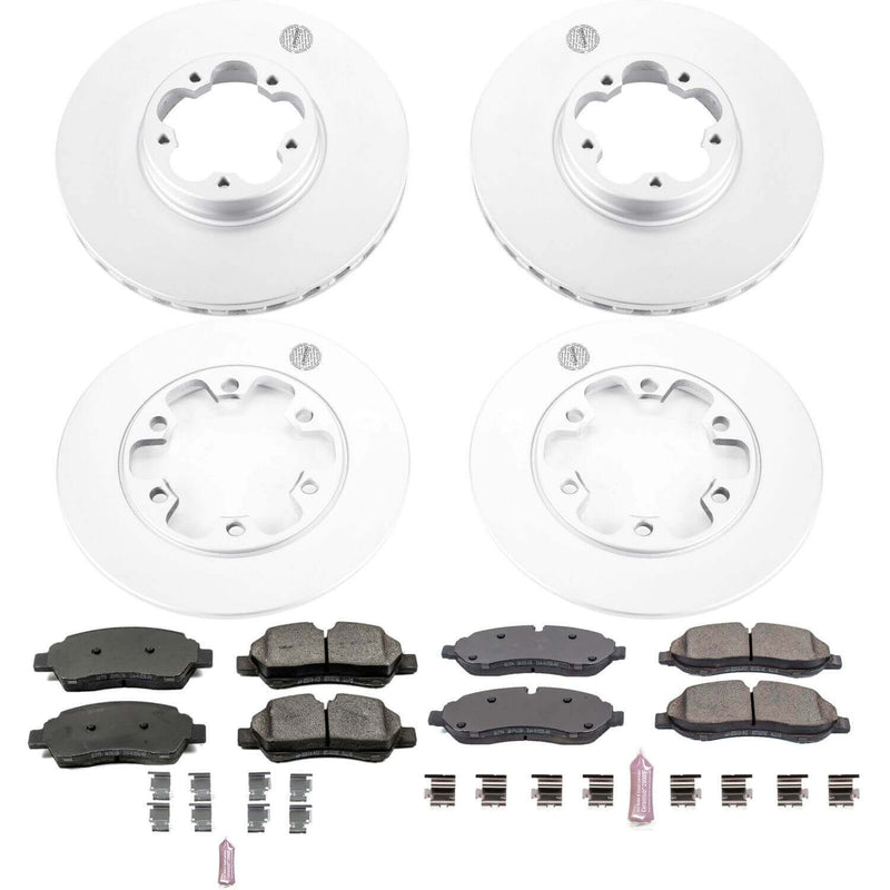 Power Stop CRK7234 Z17 Evolution Front And Rear Brake Kit for 2015-2019 Ford TRANSIT-350 HD product image