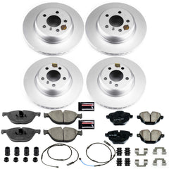 Power Stop CRK7236 Z23 Evolution Geomet Coated Front And Rear Pad And Rotor Kit for 2012-2013 BMW 528I product image