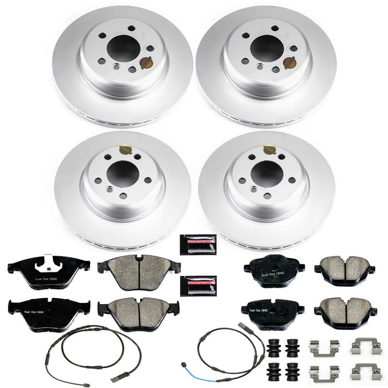Power Stop CRK7237 Z23 Evolution Geomet Coated Front And Rear Pad And Rotor Kit for 2014-2016 BMW 528I product image