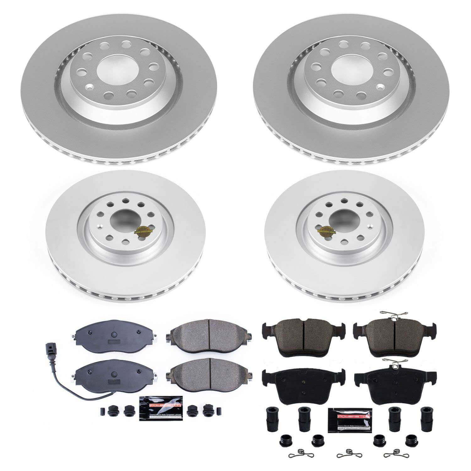 Power Stop CRK7253 Z23 Evolution Sport Front And Rear Brake Kit for 2019-2020 Audi A3 Quattro product image