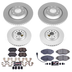 Power Stop CRK7254 Z23 Evolution Sport Front And Rear Brake Kit for 2013 Volkswagen Cc VR6 4Motion Executive product image
