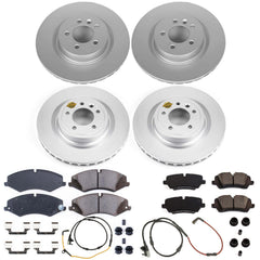 Power Stop CRK7260 Z17 Evolution Sport Front And Rear Brake Kit for 2017 Land Rover Discovery product image