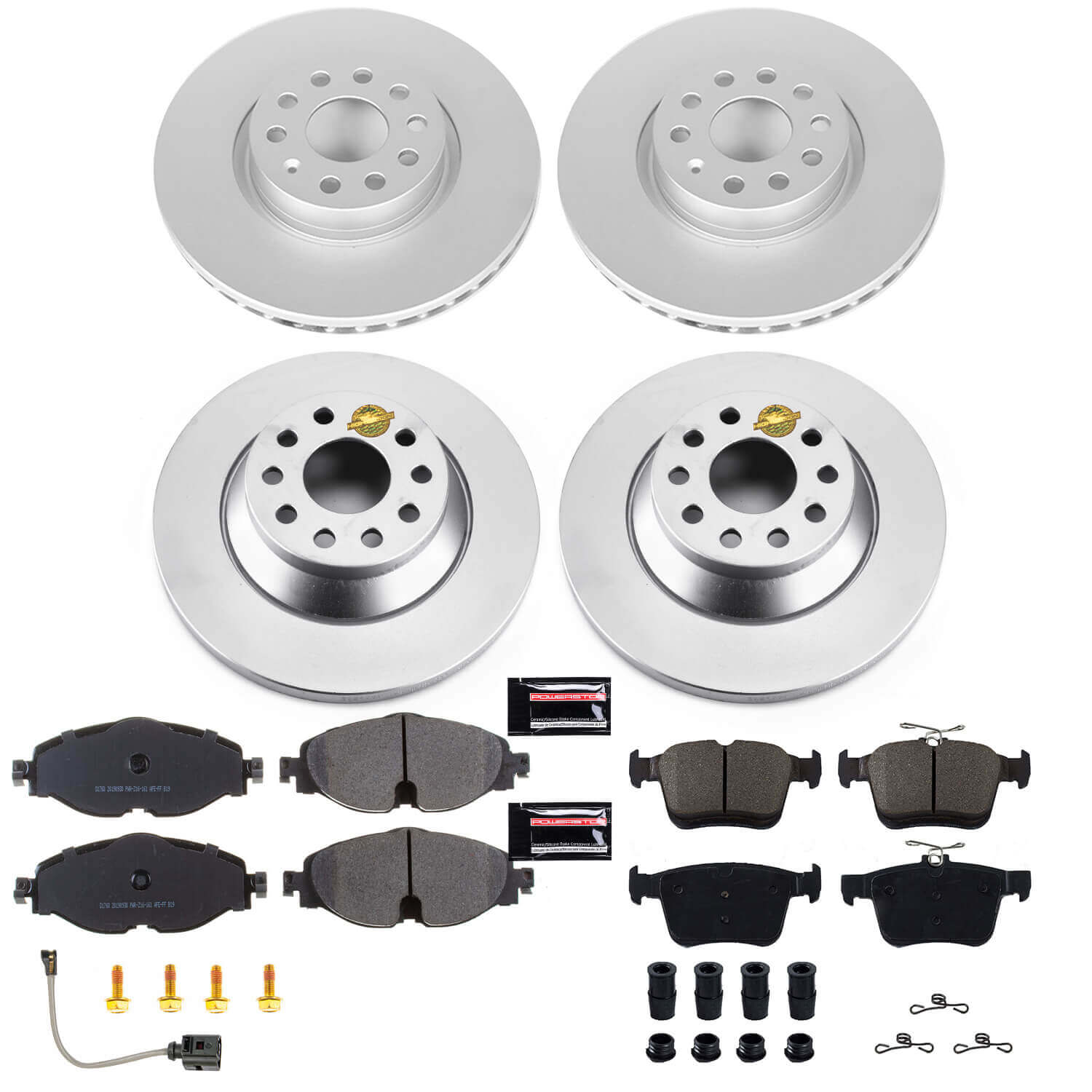 Power Stop CRK7278 Z23 Evolution Sport Front And Rear Brake Kit for 2016-2018 Audi Tt Quattro Base product image