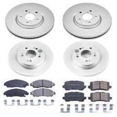 Power Stop CRK7282 Z17 Evolution Front And Rear Pad And Rotor Kit for 2014-2020 Acura Rlx Sport Hybrid Sh-AWD product image