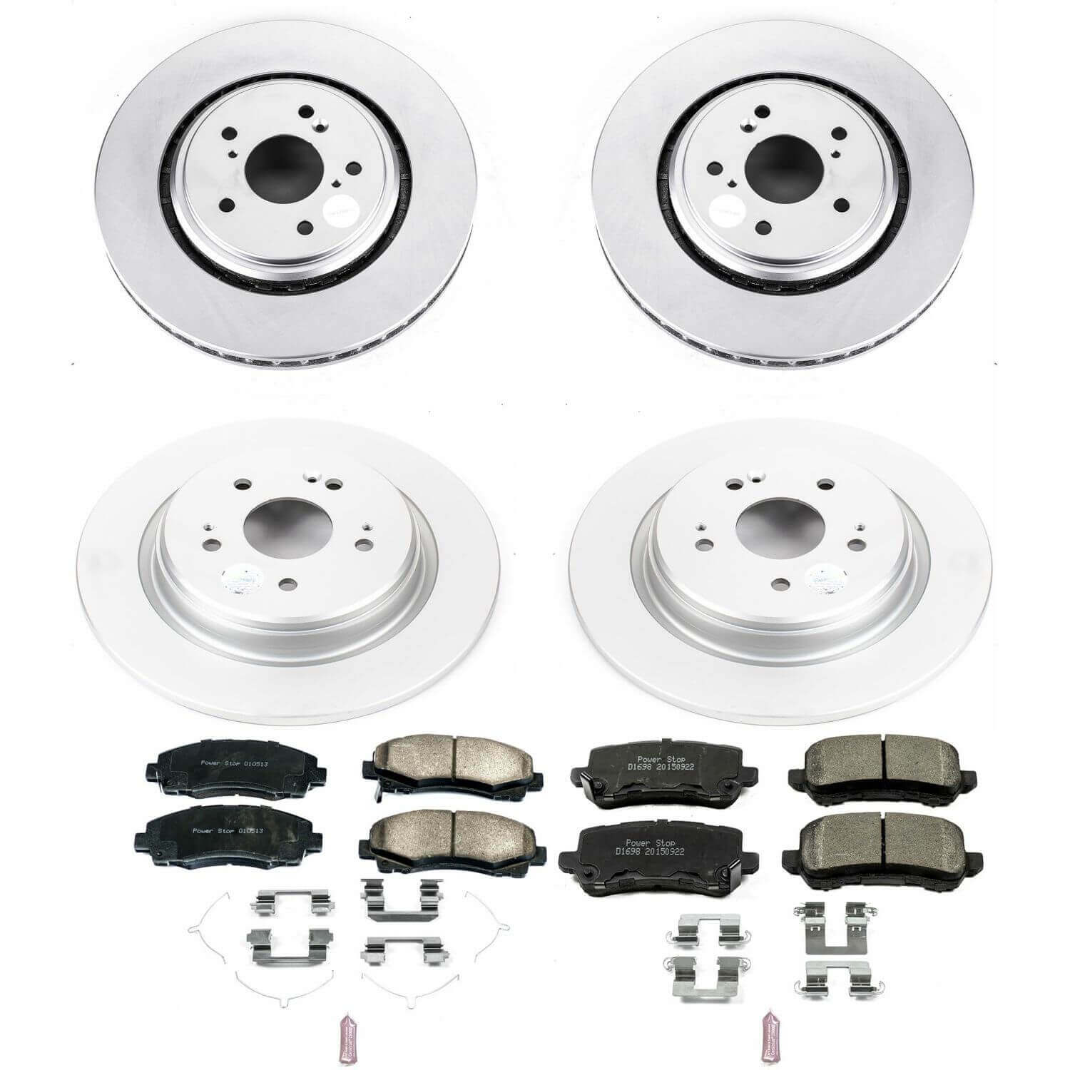 Power Stop CRK7284 Z17 Evolution Front And Rear Brake Kit for 2015-2020 Acura TLX product image