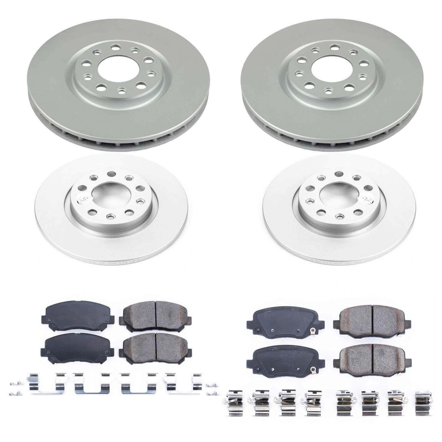 Power Stop CRK7288 Z17 Evolution Front And Rear Brake Kit for 2015-2017 Chrysler 200 product image