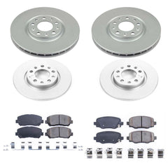 Power Stop CRK7288 Z17 Evolution Front And Rear Brake Kit for 2015-2017 Chrysler 200 product image