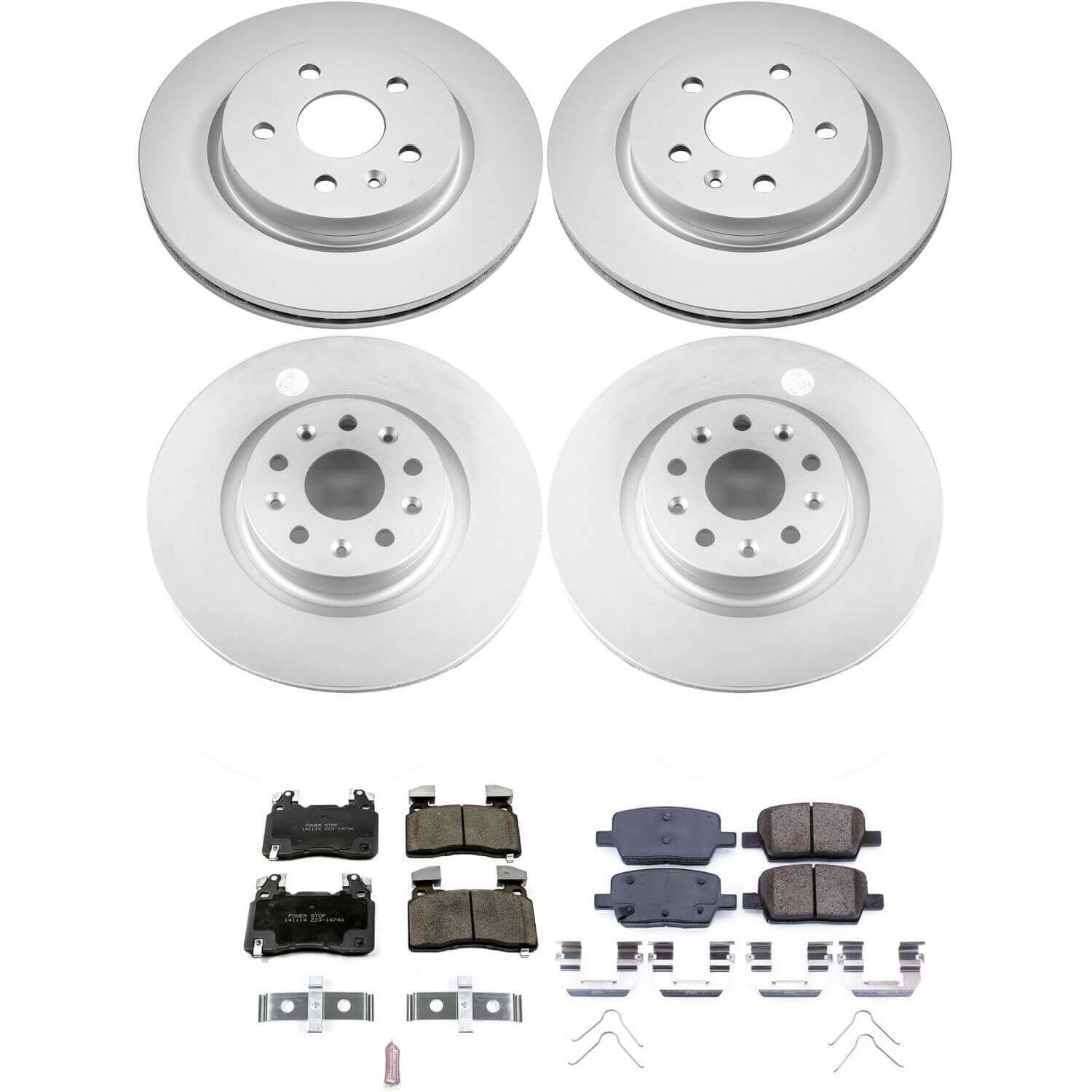 Power Stop CRK7292 Z17 Evolution Front And Rear Brake Kit for 2016-2018 Cadillac CT6 product image