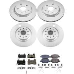 Power Stop CRK7292 Z17 Evolution Front And Rear Brake Kit for 2016-2018 Cadillac CT6 product image