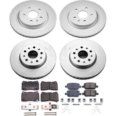 Power Stop CRK7293 Z17 Evolution Front And Rear Brake Kit for 2016 Chevrolet Camaro LT product image