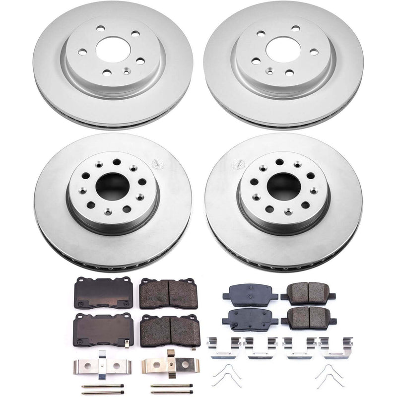 Power Stop CRK7293 Z17 Evolution Front And Rear Brake Kit for 2016 Chevrolet Camaro LT product image