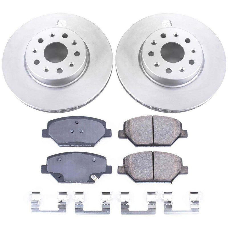Power Stop CRK7295 Z17 Evolution Front Brake Kit for 2016 Chevrolet Camaro LT product image
