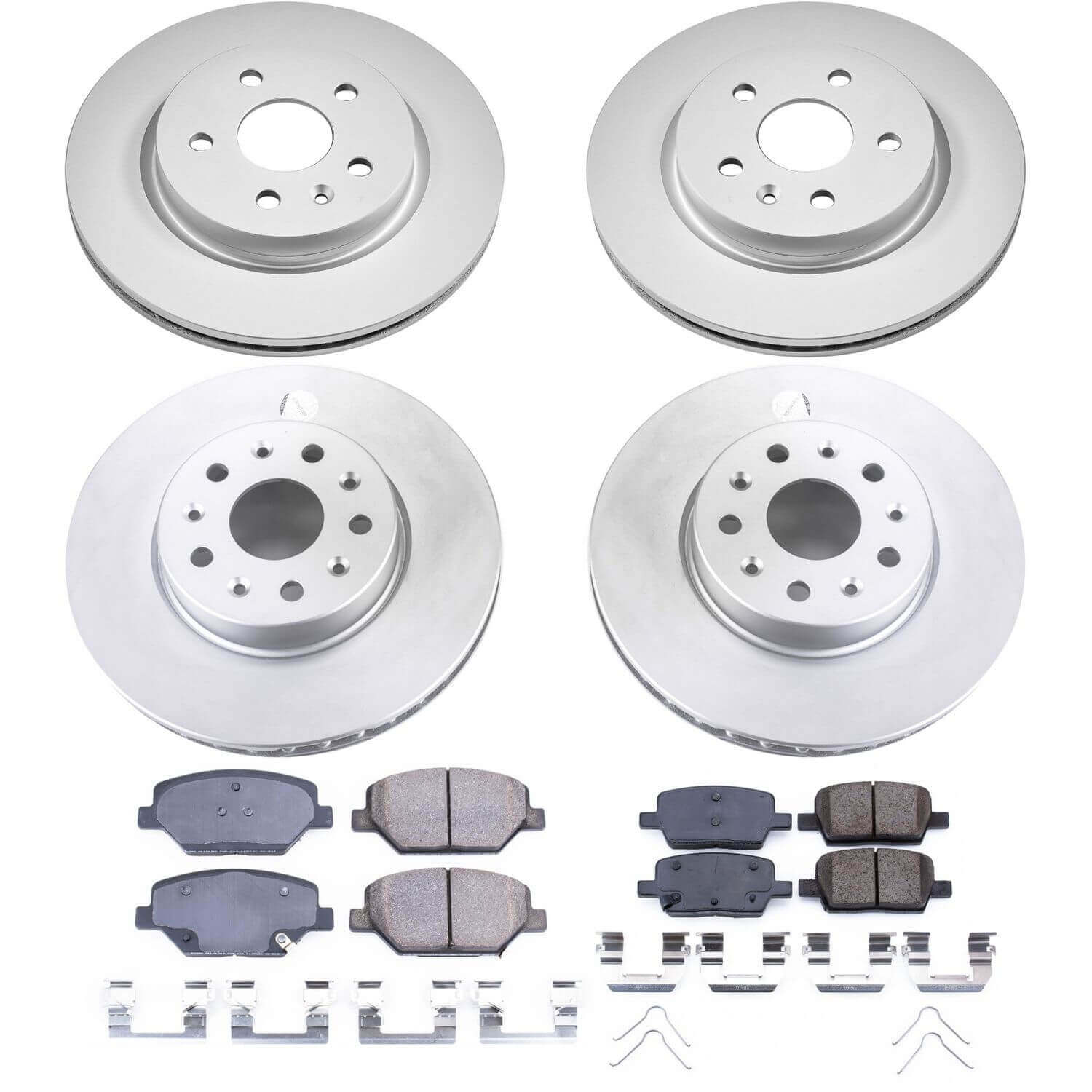 Power Stop CRK7296 Z17 Evolution Front And Rear Brake Kit for 2016 Chevrolet Camaro LT product image