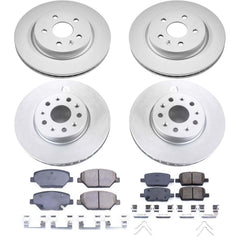 Power Stop CRK7296 Z17 Evolution Front And Rear Brake Kit for 2016 Chevrolet Camaro LT product image