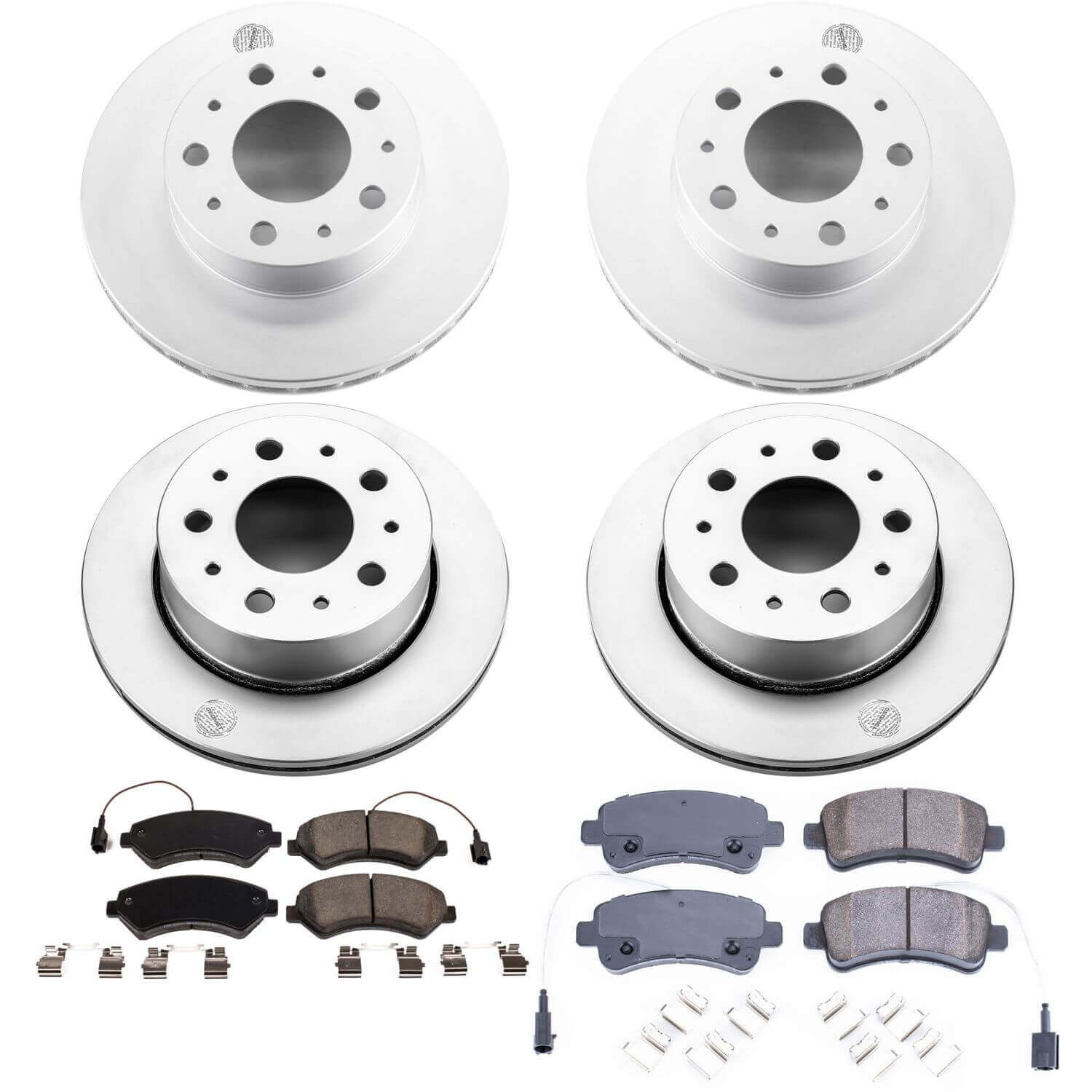 Power Stop CRK7304 Z17 Evolution Front And Rear Brake Kit for 2014-2015 Dodge Ram Promaster 1500 product image