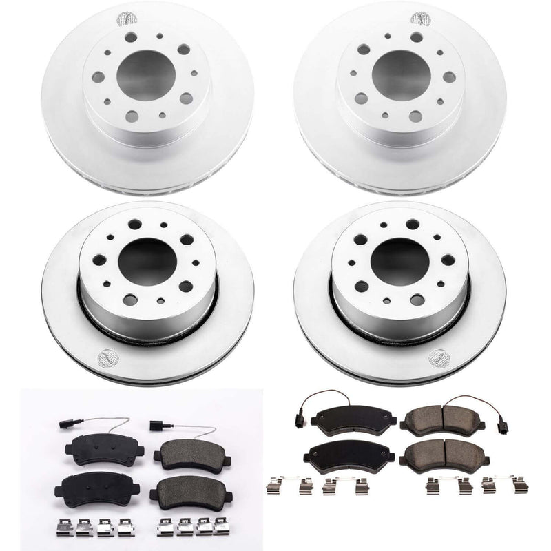 Power Stop CRK7305 Z17 Evolution Front And Rear Brake Kit for 2015-2021 Dodge Ram Promaster 1500 product image