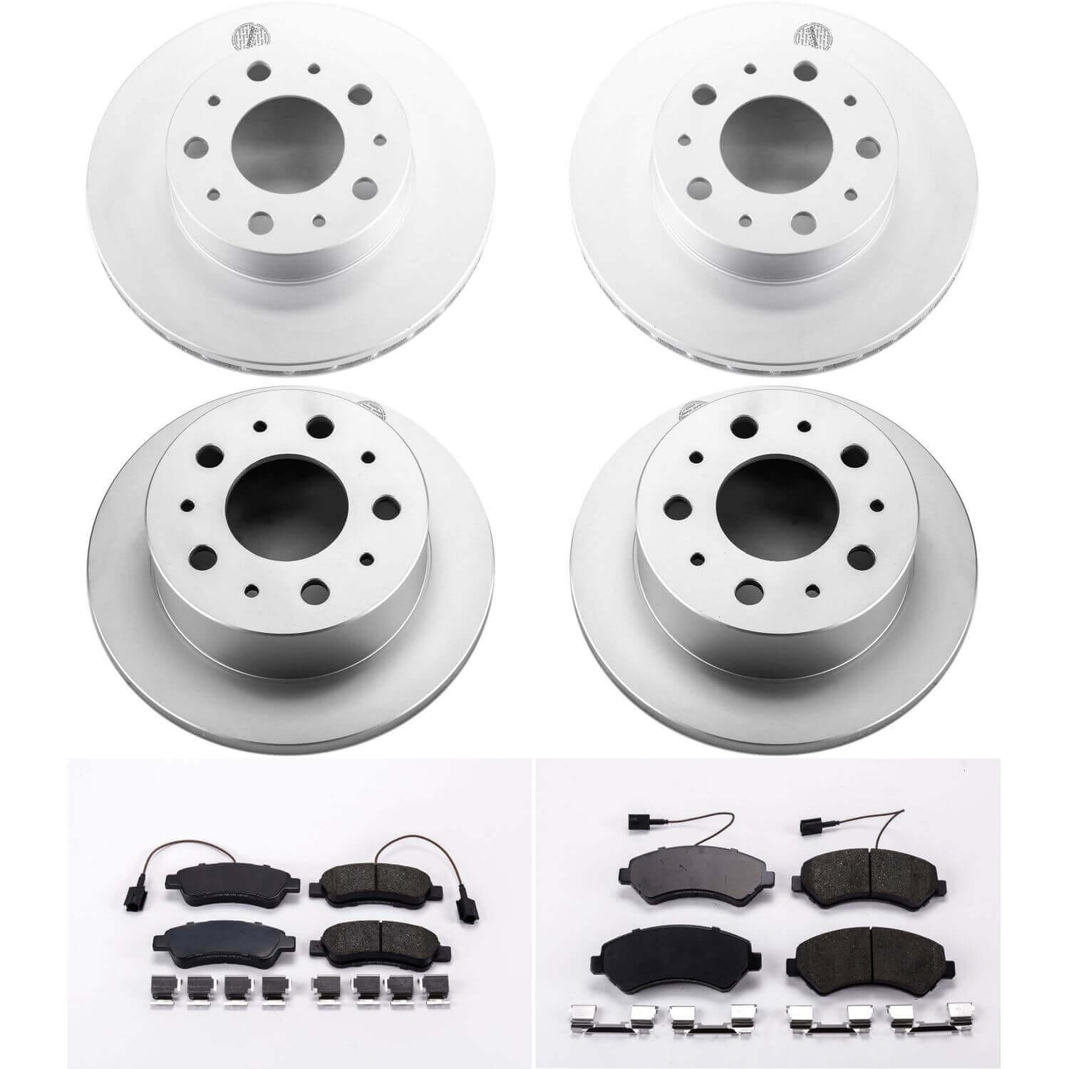 Power Stop CRK7308 Z17 Evolution Front And Rear Brake Kit for 2014-2021 Dodge Ram Promaster 1500 product image