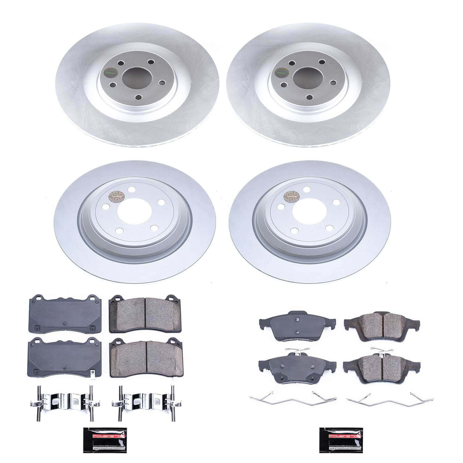Power Stop CRK7319 Z17 Evolution Front And Rear Brake Kit for 2016-2018 Ford Focus RS product image