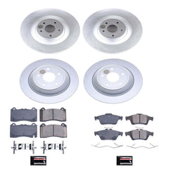 Power Stop CRK7319 Z17 Evolution Front And Rear Brake Kit for 2016-2018 Ford Focus RS product image