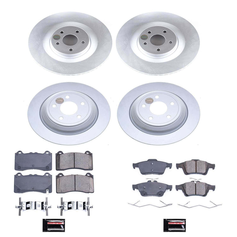Power Stop CRK7319 Z17 Evolution Front And Rear Brake Kit for 2016-2018 Ford Focus RS product image