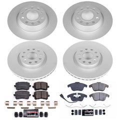 Power Stop CRK7339 Z23 Evolution Sport Front And Rear Brake Kit for 2015 Audi Q3 product image