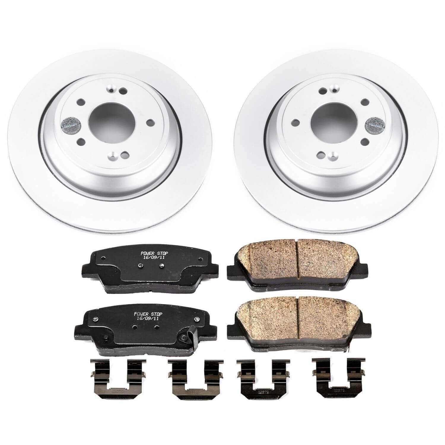 Power Stop CRK7341 Z17 Evolution Rear Brake Kit for 2011-2016 Hyundai Equus product image