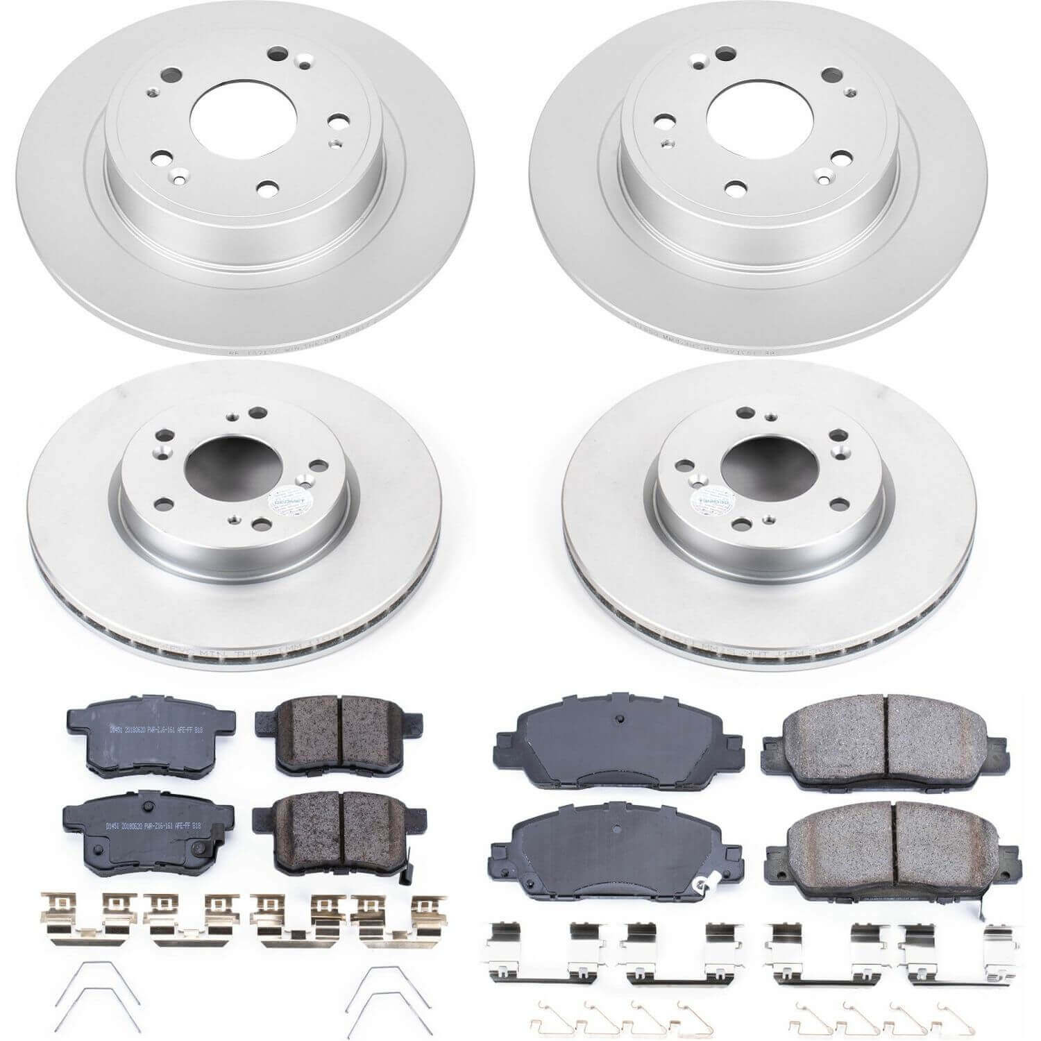 Power Stop CRK7346 Z17 Evolution Front And Rear Brake Kit for 2016-2017 Honda Accord LX-S product image