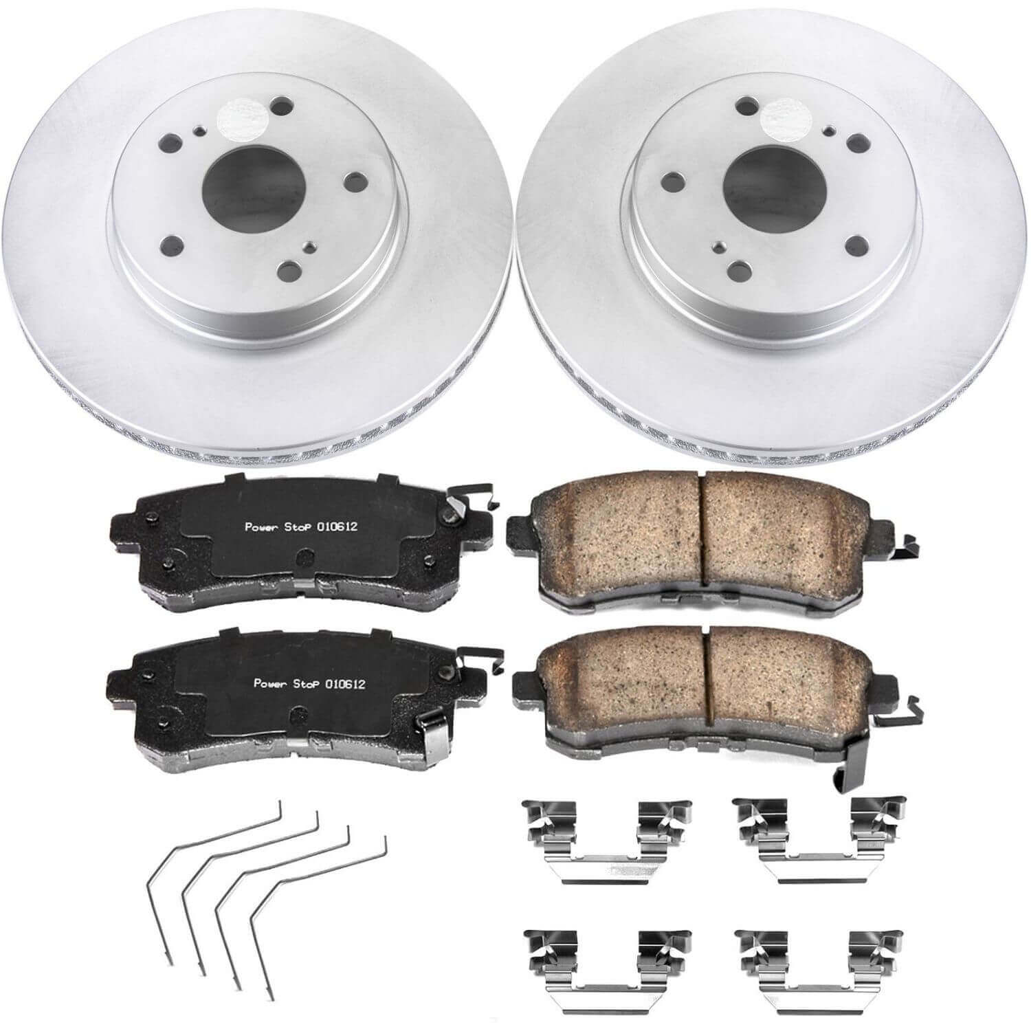 Power Stop CRK7356 Z17 Evolution Front Brake Kit for 2016 Subaru Legacy 2.5I, 2.5I Limited, 2.5I Premium product image