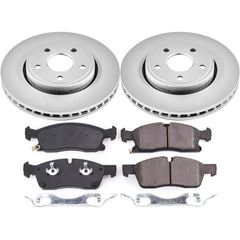 Power Stop CRK7412 Z17 Evolution Front Brake Kit for 2017 Jeep Grand Cherokee Laredo, Limited, Overland, Summit, Trailhawk product image