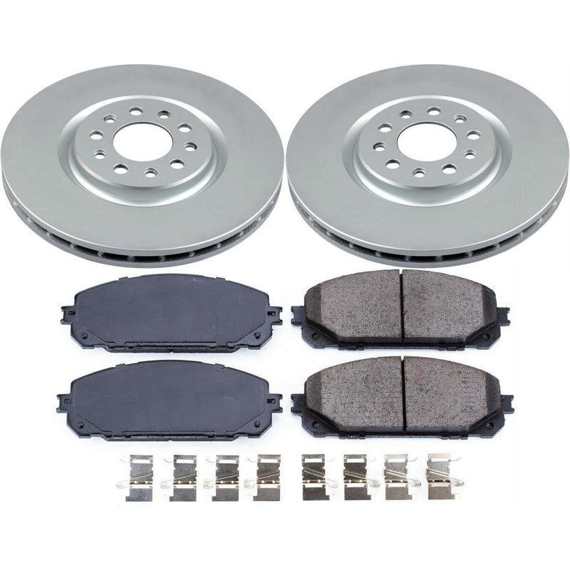 Power Stop CRK7414 Z17 Evolution Front Brake Kit for 2016-2023 Jeep Cherokee product image