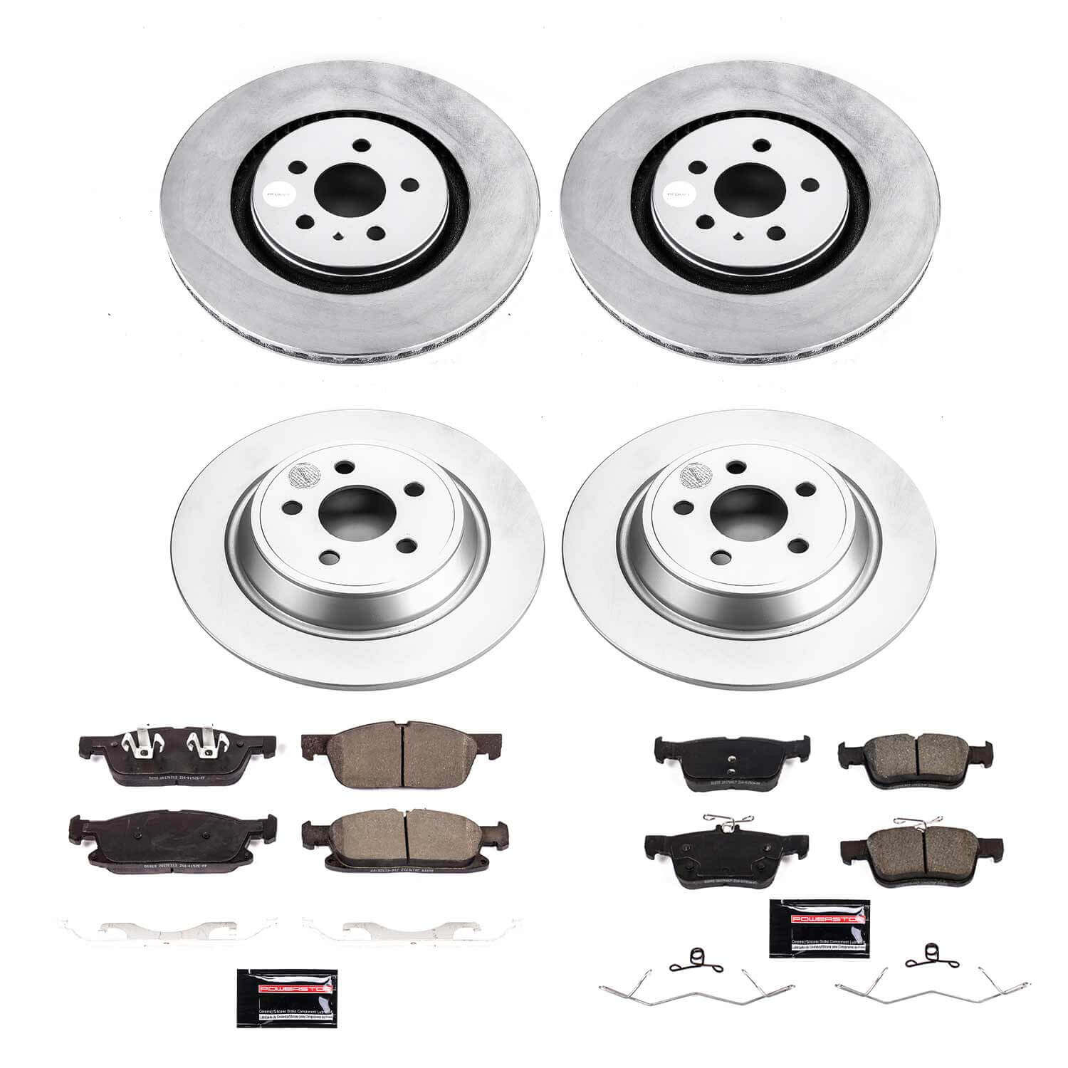 Power Stop CRK7416 Z17 Evolution Front And Rear Brake Kit for 2015-2018 Ford Edge product image