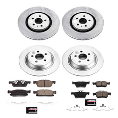 Power Stop CRK7416 Z17 Evolution Front And Rear Brake Kit for 2015-2018 Ford Edge product image
