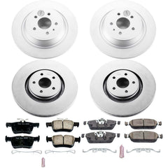 Power Stop CRK7418 Z17 Evolution Front And Rear Brake Kit for 2015-2016 Lincoln Mkc product image