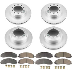 Power Stop CRK7423 Z17 Evolution Front And Rear Pad And Rotor Kit for 2017-2022 Ford F-450 Super Duty product image