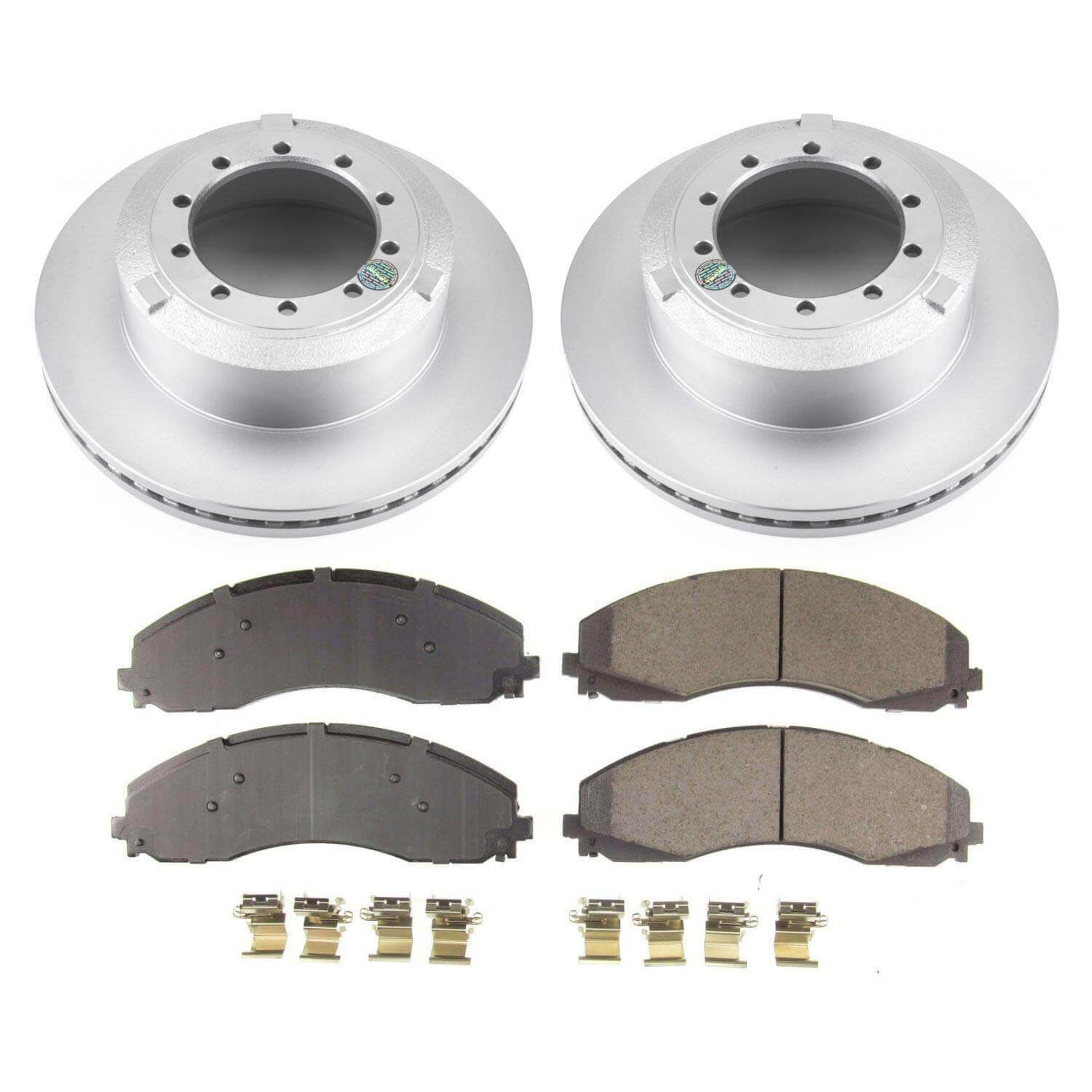 Power Stop CRK7424 Z17 Evolution Rear Pad And Rotor Kit for 2017-2022 Ford F-450 Super Duty product image