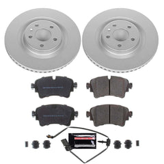 Power Stop CRK7431 Z23 Evolution Geomet Coated Rear Pad And Rotor Kit for 2017-2018 Audi A4 product image