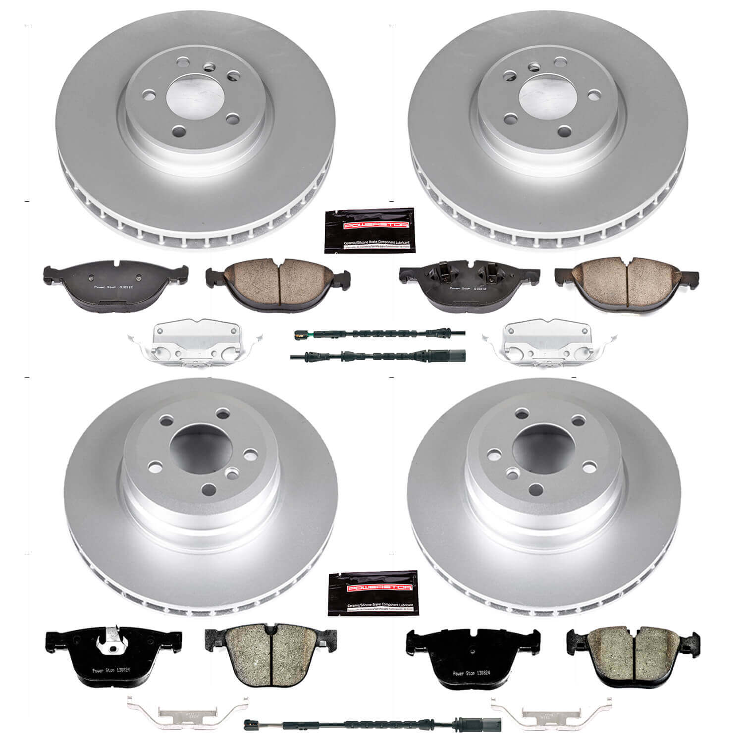 Power Stop CRK7432 Z23 Evolution Sport Front And Rear Brake Kit for 2011-2018 BMW X5 XDRIVE50I product image